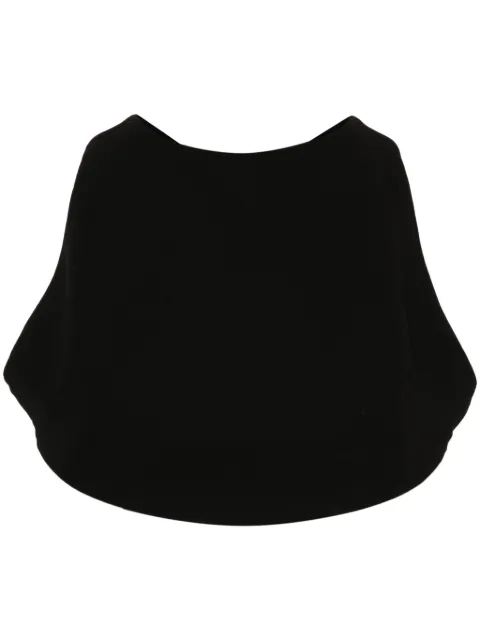 Gauchère sleeveless crop top Black P12417430570