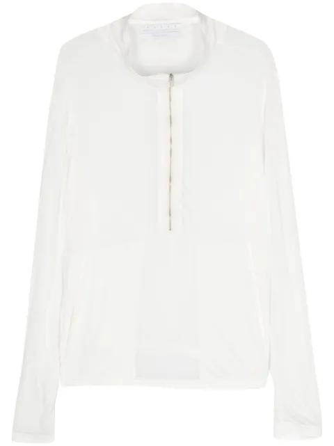RANRA Sidur half-zip modal sweatshirt White AMSS24TT07633685