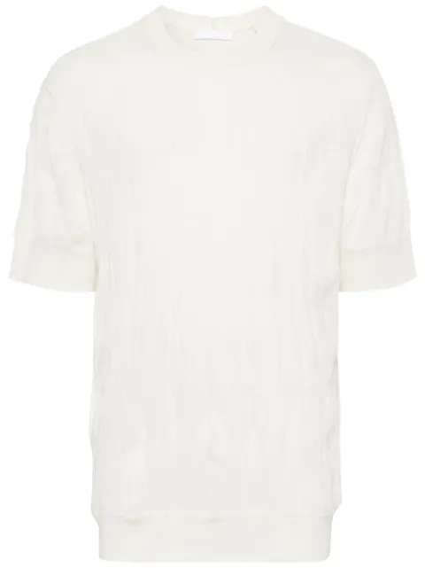 Helmut Lang crushed-effect sweater Neutrals O02HM701