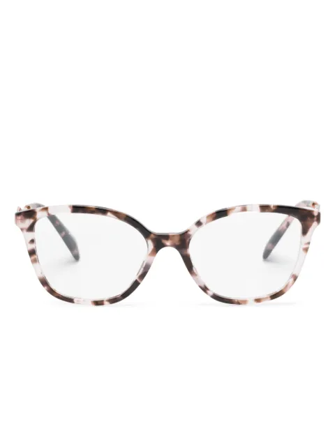 Prada Eyewear tortoiseshell cat-eye glasses Pink PR02ZV