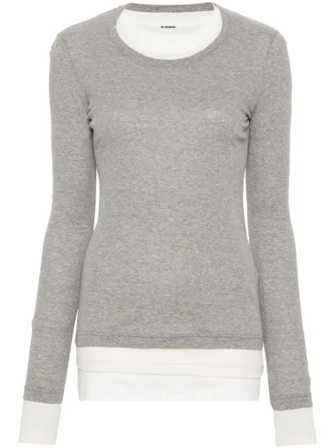 Jil Sander cotton ribbed T-shirt (set of three) Neutrals J40FV0104JTN357