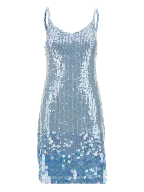 P.A.R.O.S.H. sequin-embellished midi dress Blue GIGID721911
