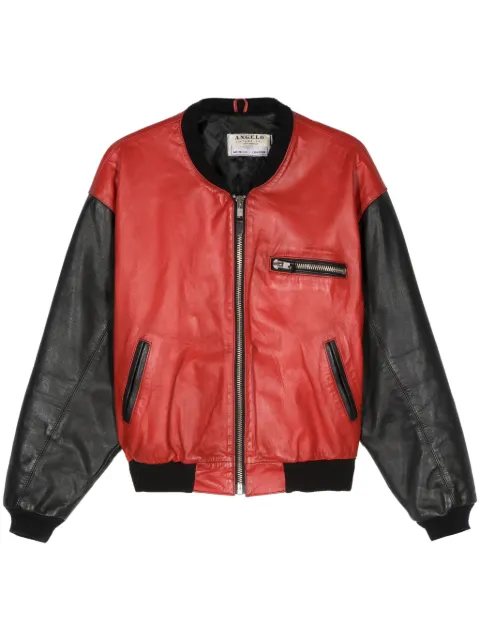 A.N.G.E.L.O. Vintage Cult 1990s pre-owned leather jacket Red ANG480YL