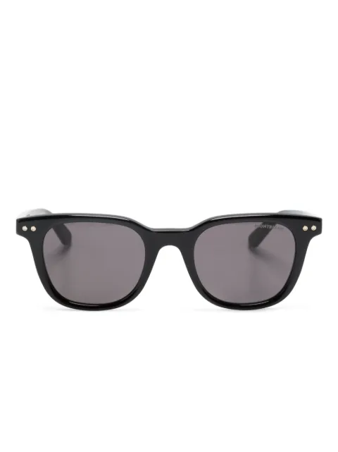 Montblanc square-frame sunglasses Black MB0320S