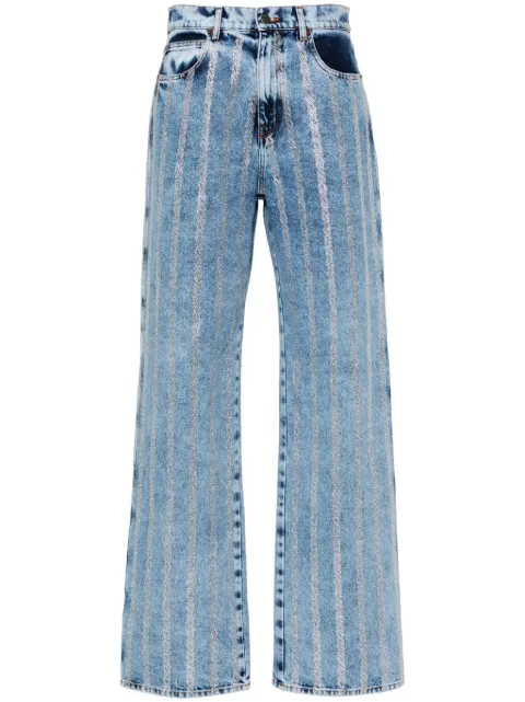 Giuseppe Di Morabito crystal-embellished straight jeans Blue 02PSDN008W5PC