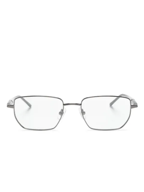 Montblanc rectangle-frame glasses Silver MB0347O