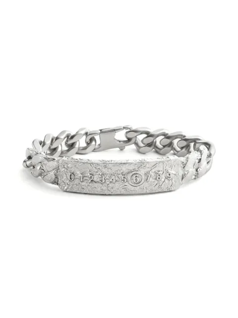 MM6 Maison Margiela Foil silver-plated bracelet Silver SM7UY0071P6622