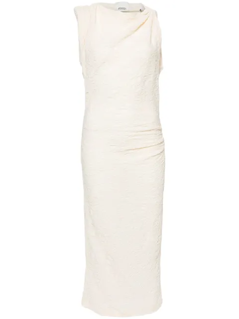 ISABEL MARANT Franzy midi dress Neutrals RO0360FAB1K03I