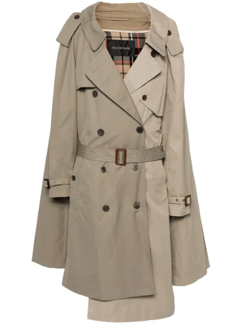 Balenciaga Double Sleeve trench coat Neutrals 790758TKP07