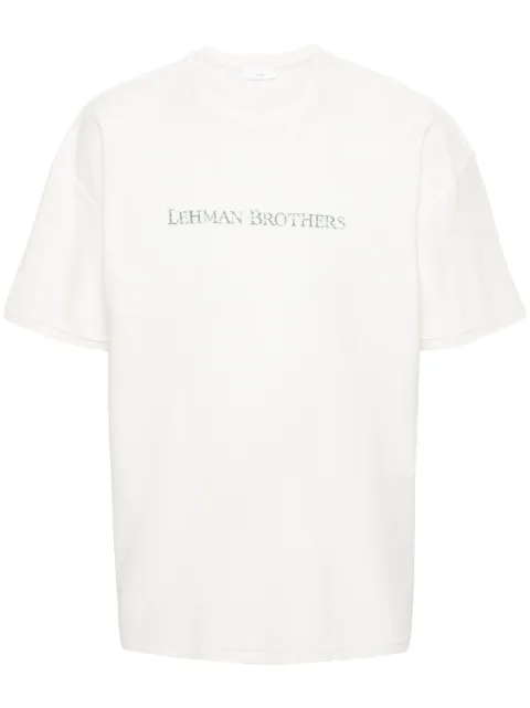 1989 STUDIO Lehman Brothers cotton T-shirt White SS2405