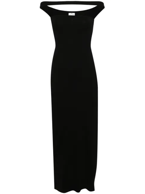 Courrèges Hyperbole 90's maxi dress Black 224JRO400JS0121