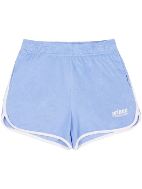 Sporty & Rich x Prince Disco cotton shorts Blue SH1065BL