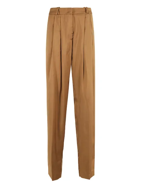 Federica Tosi straight-leg trousers Brown FTE24PA0230VIO142094