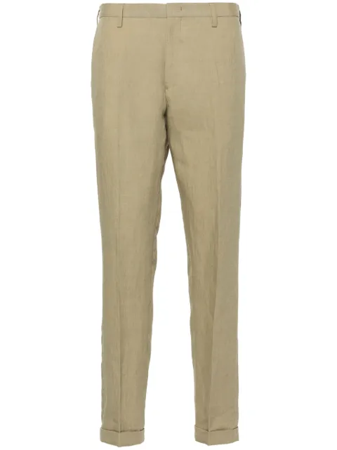 Paul Smith linen tapered trousers Green M1R150MM0142763