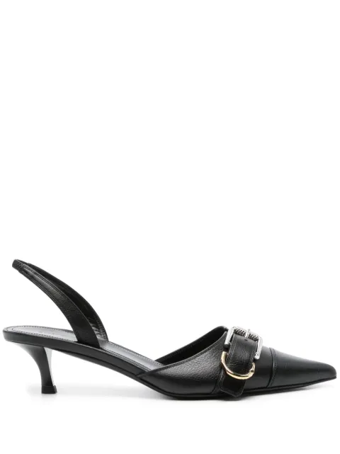 Givenchy Voyou buckle-detail slingback sandals Black BE308XE257