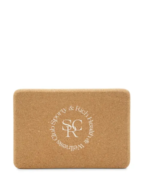 Sporty & Rich cork yoga block Brown AC826NA