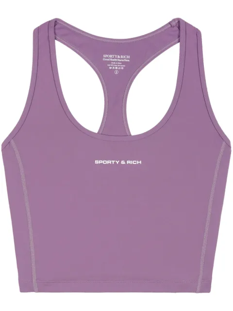 Sporty & Rich SR Bold Sports tank top Purple TSAW2312EP