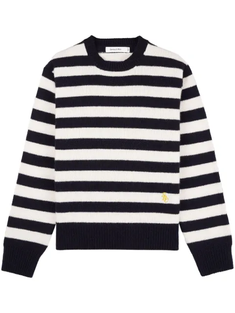 Sporty & Rich striped wool jumper White CRAW2387OS