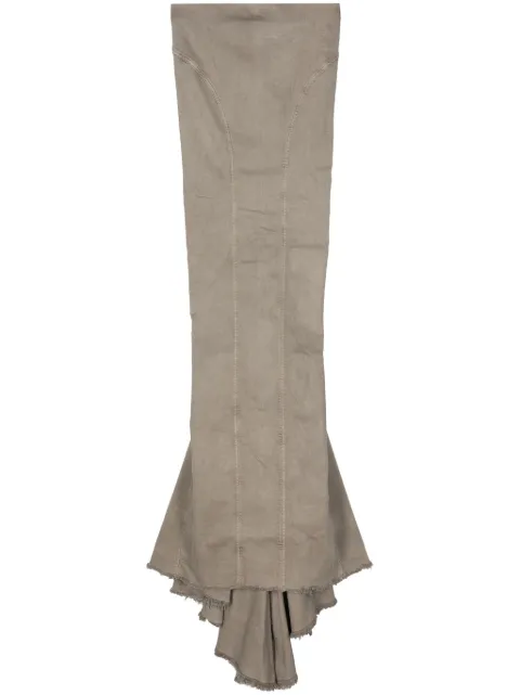 Rick Owens DRKSHDW Al Pilar denim skirt Grey DS01D1335SCF