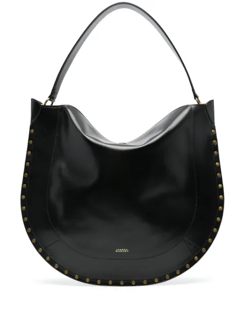 ISABEL MARANT Oskan Soft shoulder bag Black PP0200FAB2C02M