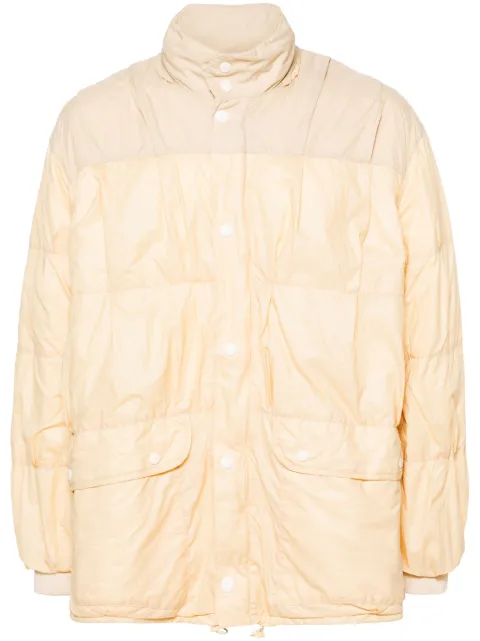OUR LEGACY Exhaust panelled puffer jacket Neutrals M2241ECR