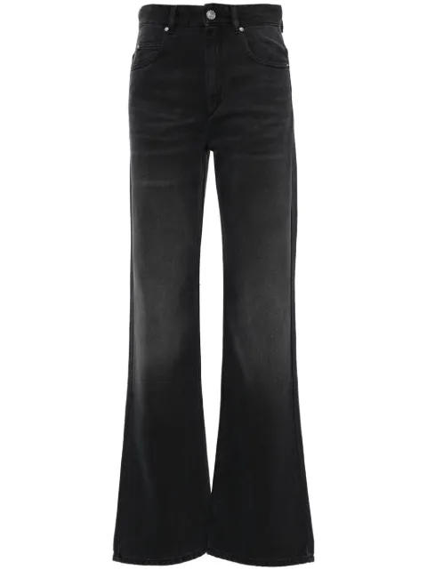 ISABEL MARANT Belvira fluid denim bootcut jeans Black PA0002FDB1H07I
