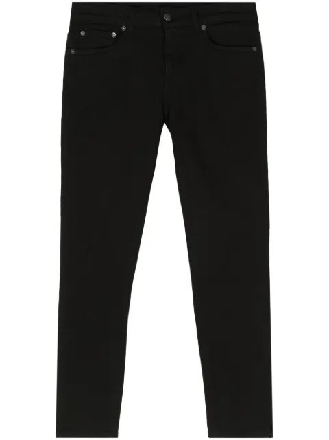 DONDUP Monroe low-rise skinny jeans Black DP618BS0030PTDDD