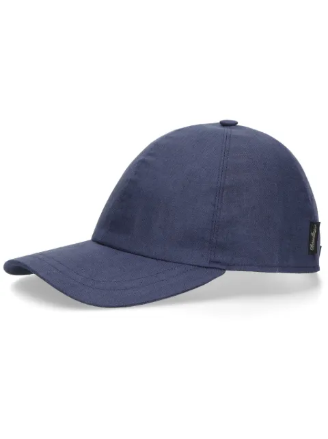Borsalino Hiker linen baseball cap Blue B95174EVC0062