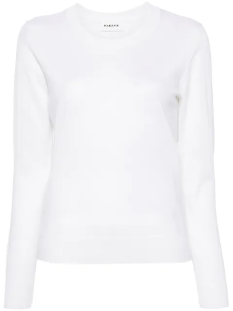 P.A.R.O.S.H. wool-silk-blend jumper Neutrals D540781LINFA