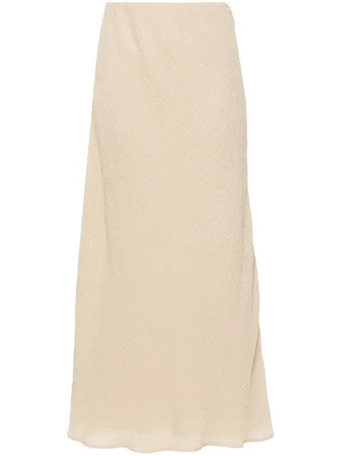 By Malene Birger Biancos seersucker maxi skirt Neutrals Q71587013