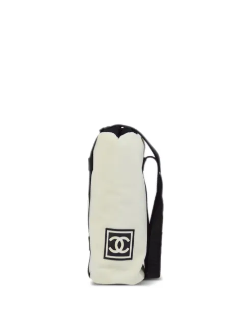 CHANEL Pre-Owned 2003 Sports line bottle holder bag White 8762450