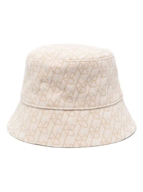 Ruslan Baginskiy monogram-pattern bucket hat Neutrals BCT035CPTR