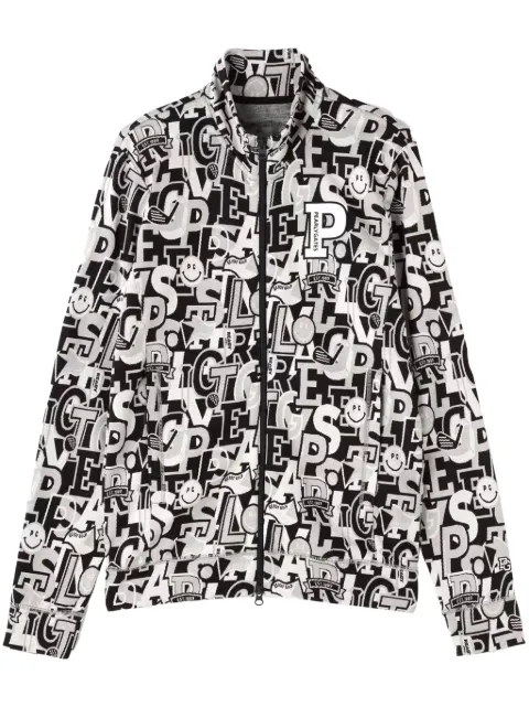 PEARLY GATES logo-intarsia track jacket Blue 0534166007121