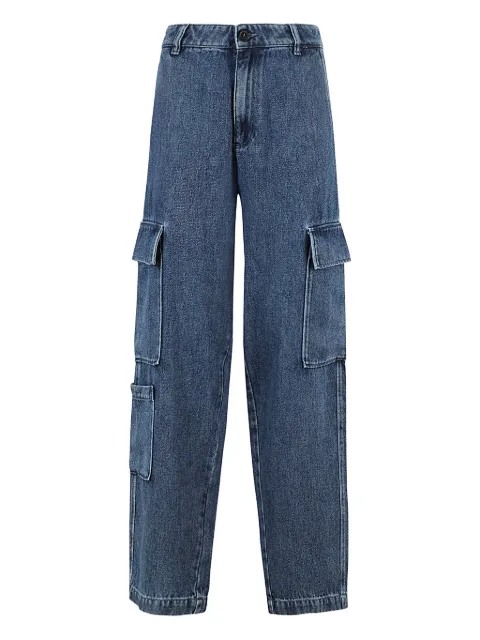 Erika Cavallini cargo jeans Blue P4SW11