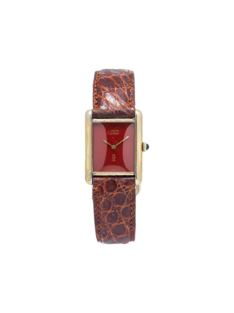 Cartier pre-owned Tank Vermeil 17mm Red TANKVERMEIL