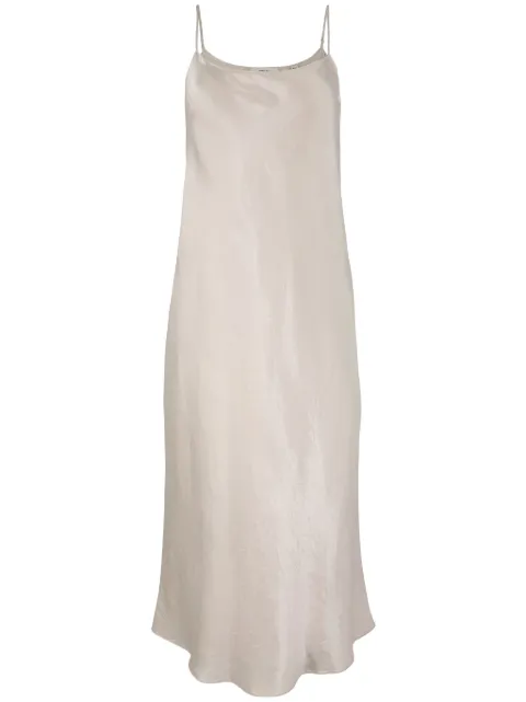 Vince satin midi slip dress Neutrals VR68551560