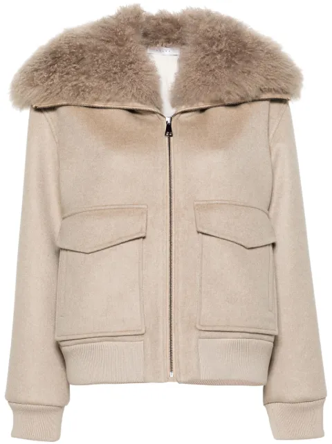 Liska cashmere bomber jacket Neutrals FV226231