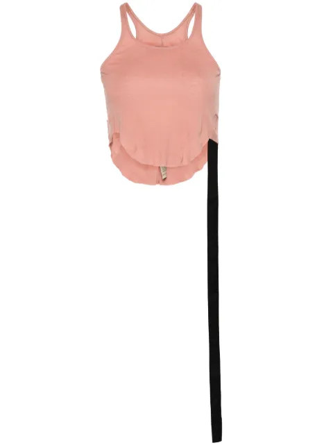 Rick Owens DRKSHDW cropped cotton tank top Pink DS01D1100BH