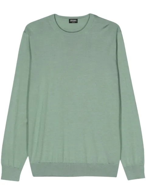Zegna fine-knit jumper Green UDJ00A7110