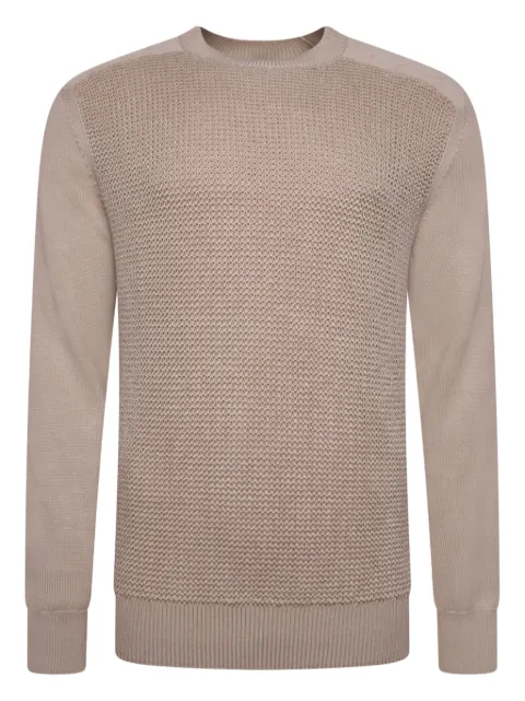Zegna textured sweater Brown UDD75A7110
