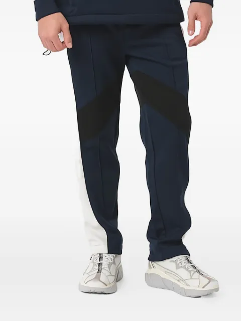 HUGO panelled logo-patch track pants Blue 50512959