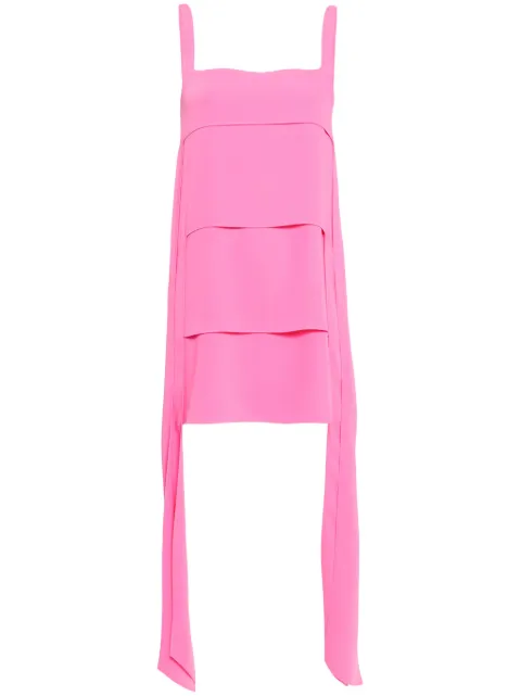 Alexis Hazel tiered draped minidress Pink A42403089090