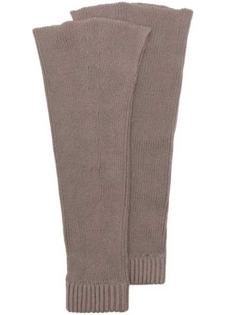 OUR LEGACY ribbed-knit gaiter Neutrals A2243GG