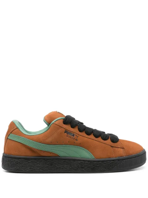 PUMA Suede XL logo-print sneakers Brown 395205