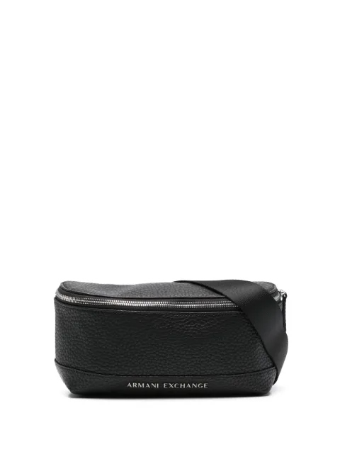 Armani Exchange logo-plaque belt bag Black 952612CC828