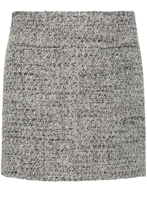 Golden Goose bouclé mini skirt Black GWP01817P001344