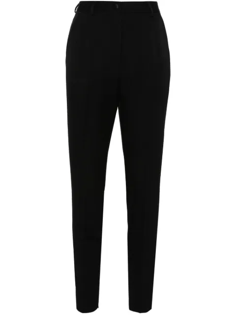 Dolce & Gabbana high-waist slim-fit trousers Black FTC30TFU28J