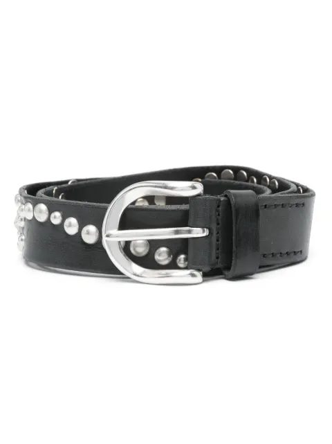 OUR LEGACY Star Fall studded belt Black A4228SB