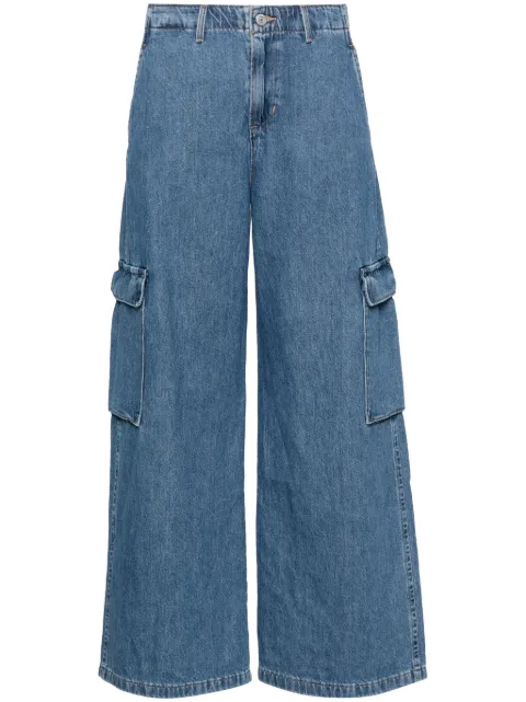 Levi's Baggy mid-rise cargo jeans Blue A85400000
