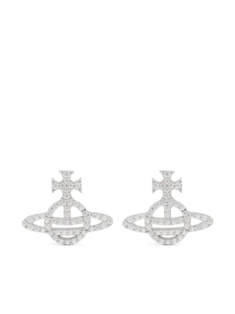 Vivienne Westwood Calliope crystal-embellished earrings Silver 6201003501P102SM